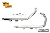 - ECHAPPEMENT 2EN2 - Wyatt Gatling - SPORTSTER 07/13 - DRAG PIPE SLASH CUT - Wyatt Gatling Exhaust Drag Pipe Set Slash Cut - 30-0071 - CHROME 