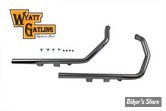 - ECHAPPEMENT 2EN2 - Wyatt Gatling - SPORTSTER 04/06 - DRAG PIPE STRAIGHT CUT - Wyatt Gatling Exhaust Drag Pipe Set Straight Cut Ends - 30-0080 - CHROME 