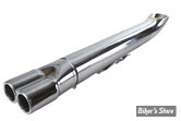 SILENCIEUX - TURN OUT 2 EN 1 - DIAMETRE EXTERNE : 76.00MM / LONGUEUR : 24" - 2:1 24" Collector Turn Out Muffler - 30-0207 - CHROME