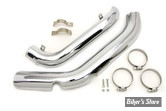 KIT PARE CHALEURS - POUR COLLECTEUR 2 EN 2 FL 70/84 - V-TWIN - 30-0292 -  CHROME