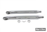 SILENCIEUX - TURN OUT - DIAMETRE EXTERNE : 76.20MM / LONGUEUR : 36" - V-TWIN - CHROME - LA PAIRE