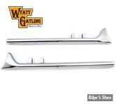  SILENCIEUX - TOURING 95/16 - V-TWIN - FISHTAIL Wyatt Gatling Straight - DIAMETRE : 1" 7/8 -  LONGUEUR : 33" - CHROME