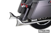 SILENCIEUX - TOURING 95/16 - V-TWIN - FISHTAIL - DIAMETRE : 1" 7/8 - LONGUEUR : 36" - CHROME