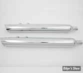 SILENCIEUX - TOURING 95/16 - V-TWIN - DIAMETRE: 3.5" - SLASH DOWN - LONGUEUR : 32" - OEM 80491-07 / A - CHROME