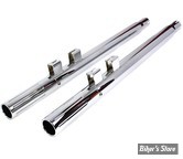 SILENCIEUX - TOURING 95/16 - V-TWIN - DIAMETRE : 2" 1/4 - Shotgun Tail Pipe Extension Set - LONGUEUR : 33" 3/4 - CHROME