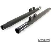 SILENCIEUX - TOURING 95/16 - V-TWIN - DIAMETRE : 2" 1/4 - Shotgun Tail Pipe Extension Set - LONGUEUR : 33" 3/4 - NOIR/ NOIR