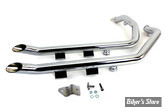 - ECHAPPEMENT 2EN2 - Wyatt Gatling - SPORTSTER 07/13 - DRAG PIPE GOOSE STYLE END - Wyatt Gatling Exhaust Drag Pipe Set Goose Style Ends - 30-0676 - CHROME 