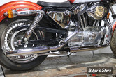 Echappement Paughco - SPORTSTER 86/03 - EXHAUST SYSTEM - TAPERED - 38" - CHROME - 719-1TM