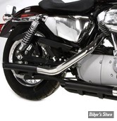  Silencieux - SPORTSTER 04/13 - V-TWIN - DIAMETRE : 2" - DRAG PIPE SLASH CUT - NOIR