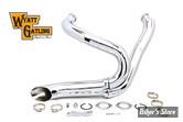 - ECHAPPEMENT - V-TWIN / Wyatt Gatling - 2 into 1 Exhaust Pipe Header Kit - SOFTAIL 12/17 / FXDWG 12/17 - CHROME - 30-0772