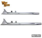  SILENCIEUX - TOURING 95/16 - V-TWIN - FISHTAIL SCALLOPED - DIAMETRE : 1" 7/8 -  LONGUEUR : 32" - CHROME