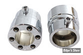 1" 3/4 - EMBOUTS D ECHAPPEMENTS - POUR TUBE DE 1 3/4" - SIX GUN - CHROME