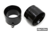 2" 1/4 - EMBOUTS D ECHAPPEMENTS - POUR TUBE DE 2 1/4" - Black Tips for Straight Pipe Exhausts - NOIR