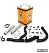 - KIT Collecteur d'echappement 2 EN 1 - Panhead 48/57 KIT - V/TWIN - NOIR