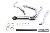 - ECHAPPEMENT - V-TWIN / Wyatt Gatling  - 2 into 1 Exhaust Pipe Header Kit - SOFTAIL  07/17 - 30-0837 - CHROME