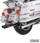 SILENCIEUX - TOURING 95/16 - V-TWIN - DIAMETRE : 2" 1/2 - DOUBLE BARREL - LONGUEUR : 28" 1/4 - CHROME