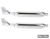 ECLATE WL - PIECE N° 07A - KIT Silencieux CIGAR  - OEM 65235-50 - LONGUEUR  : 24" - Bronx FL Muffler Tip Kit - CHROME