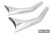 SILENCIEUX - FISHTAIL - DIAMETRE EXTERNE : 47.60mm / LONGUEUR : 25" - Upsweep Fishtail Set - V-TWIN - CHROME