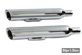 -  SILENCIEUX REPLICA - OEM 80366-99 - DYNA 1995/2005 - V-TWIN / WYATT GATLING - Down Slash Slip-On Muffler Set - 30-2040 - CHROME