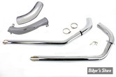 - ECHAPPEMENT - Wyatt Gatling - SPORTSTER 57/85 - DRAG PIPES - Wyatt Gatling Exhaust Drag Pipe Set Slash Cut Ends - 30-3006 - CHROME