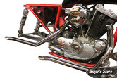 - ECHAPPEMENT - Wyatt Gatling - SPORTSTER 57/85 - DRAG PIPES - Wyatt Gatling Exhaust Drag Pipe Set Goose - 30-3018 - CHROME