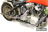 - ECHAPPEMENT  - V-TWIN / Wyatt Gatling  - SOFTAIL 07/17 - DRAG PIPES - Goose Style Drag Pipes Set - 30-3394 - CHROME 