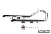 - ECHAPPEMENT 2EN2 - Wyatt Gatling - SPORTSTER 07/13 - DRAG PIPE SLASH CUT - Wyatt Gatling Exhaust Drag Pipe Set Slash Cut  - 30-0071 - CHROME / NOIR
