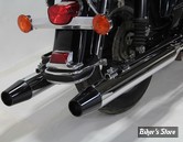 SILENCIEUX - TOURING 95/16 - V-TWIN - DIAMETRE : 4" - TAPERED LONG - LONGUEUR : 33" 3/4 - CHROME / NOIR