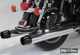 SILENCIEUX - TOURING 95/16 - V-TWIN - DIAMETRE : 4" - TAPERED MEDIUM - LONGUEUR : 33" 3/4 - CHROME / NOIR