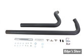 - ECHAPPEMENT  - V-TWIN / Wyatt Gatling  - SOFTAIL 86/06 - SHOTGUN - Exhaust Drag Pipe Set BLACK Shotgun Style - 30-8114 - NOIR