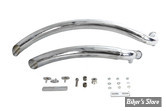 - ECHAPPEMENT  - V-TWIN / Wyatt Gatling  - SOFTAIL 07/17 - Street Sweeper Exhaust Pipe Set - 30-8130 - CHROME