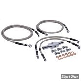 - DURITE DE FREIN AVANT - FLTR 08/13 ABS - LONGUEUR : +000 " (CM /" ) - OEM 40661-08 - GOODRIDGE - INOX - HD0100-4FB