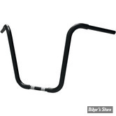 GUIDON KHROME WERKS - 1 1/4" - FAT APE HANGER - TOURING FLHR/FLTR 08UP - HAUTEUR : 16" - PERCE - NOIR - 300833