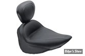 - SELLE MUSTANG - STANDARD TOURING SOLO SEAT WITH RIDER BACKREST - SOFTAIL 00/06 - NOIR AVEC DOSSIER - 79716