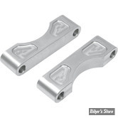 GARDE BOUE AVANT CUSTOM - TOURING 84/13 - KLOCK WERKS : ENTRETOISES DE GARDE BOUE - ROUE DE 16/17/18/19" - ALUMINIUM BRUT