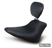 - SELLE MUSTANG - WIDE TRIPPER SOLO SEAT WITH RIDER BACKREST - SOFTAIL FXS 11/13 / FLS12/17 - MOTIFS DIAMANT - NOIR - AVEC DOSSIER - 79745