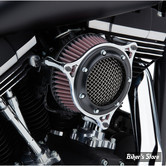   - FILTRE A AIR - COBRA - SOFTAIL MILWAUKEE EIGHT 18UP - COBRA RPT AIR INTAKE - NOIR / CHROME - 606-0104-05BC