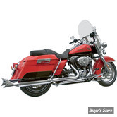 ECHAPPEMENT SAMSON - TRUE DUAL CROSSUNDER - TOURING 10UP - LONGTAIL - 33" - CHROME