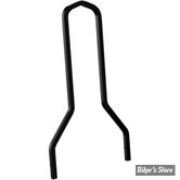 SISSY BAR - DRAG SPECIALTIES - SQUARE 15.5" - LARGEUR 11" - NOIR