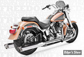 - ECHAPPEMENT FREEDOM PERFORMANCE TRUE DUAL - RACING - SOFTAIL 86/06 - CORPS CHROME/ SORTIE CHROME