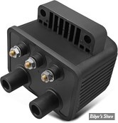 BOBINE - CUSTOM SINGLE FIRE - COMPU-FIRE - 3 OHM - POUR ALLUMAGES ELECTRONIQUE / SINGLE FIRE - Compu-Fire, single fire ignition coil. 12V / 3 Ohm - NOIR - 30640