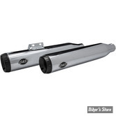 SILENCIEUX S&S - GRAND NATIONAL SLIP-ONS MUFFLERS - SOFTAIL FLHC / FLDE 18UP - EC EURO 4 - CHROME - 550-0826