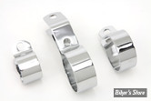 ECLATE WL - PIECE N° 16 - COLLIERS D’ÉCHAPPEMENT - KNUCKLEHEAD 41/57 - OEM 65512-37 - 3 PIECES - CHROME