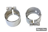 BRIDE / REDUCTEUR D'ECHAPPEMENT - V-TWIN  - 1"7/8 > 1-3/4" - Seamless Exhaust Clamp - 31-9920 -  CHROME