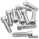 VIS TETE ALLEN / BTR - 1/2-20 X 31.75MM / 1 1/4" - COLONY - CHROME - LE PAQUET DE 10 PIECES