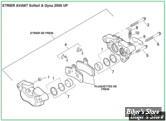  ECLATE G - PIECE N° 00 - ECLATE DES PIECES D'ETRIER DE FREIN AVANT SOFTAIL 08/14 / DYNA 08/17