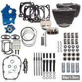 ECLATE G - PIECE N° 08D - KIT DE CONVERSION 107" EN 124" / 2025 CC - MILWAUKEE EIGHT 17UP - S&S - POWER PACKAGE - EAU / CHAINE - NOIR / POLI - NOIR - 310-1054B