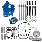 KIT DE DISTRIBUTION PAR PIGNON / REFROIDIS PAR EAU / TWIN COOLED - MILWAUKEE EIGHT 17UP - S&S - Gear Drive Cam Chest Kit Without Cam - TUBES : NOIR - 310-1260