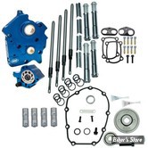 KIT DE DISTRIBUTION PAR PIGNON / REFROIDIS PAR EAU / TWIN COOLED - MILWAUKEE EIGHT 17UP - S&S - Gear Drive Cam Chest Kit Without Cam - TUBES : CHROME - 310-1261