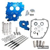 - KIT DE DISTRIBUTION PAR CHAINE - TWINCAM 99/06 - S&S - Chain Drive Cam Chest Kit Without Cam - TUBES : CHROME - 310-1271